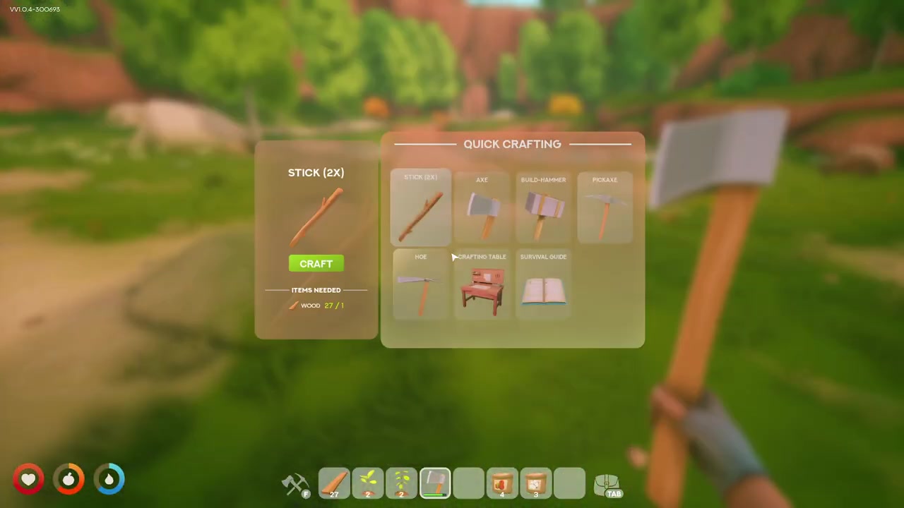 Build a crafting table