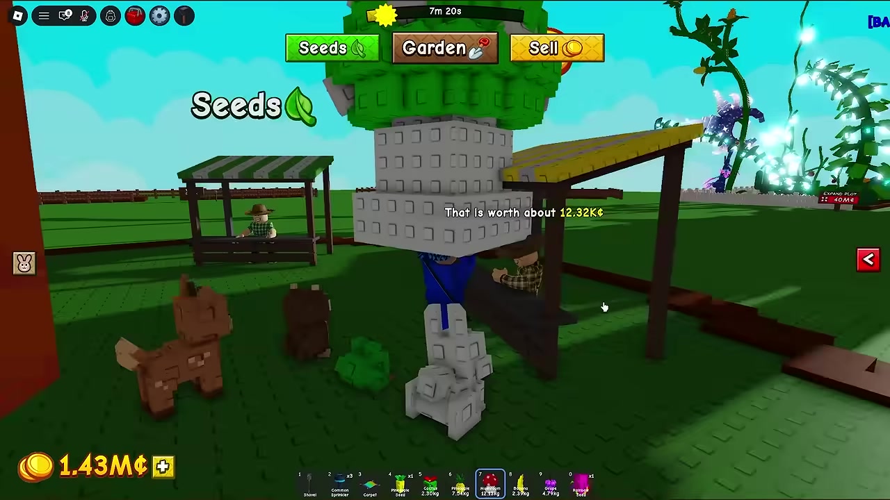 Grow a mushroom for a massive payout