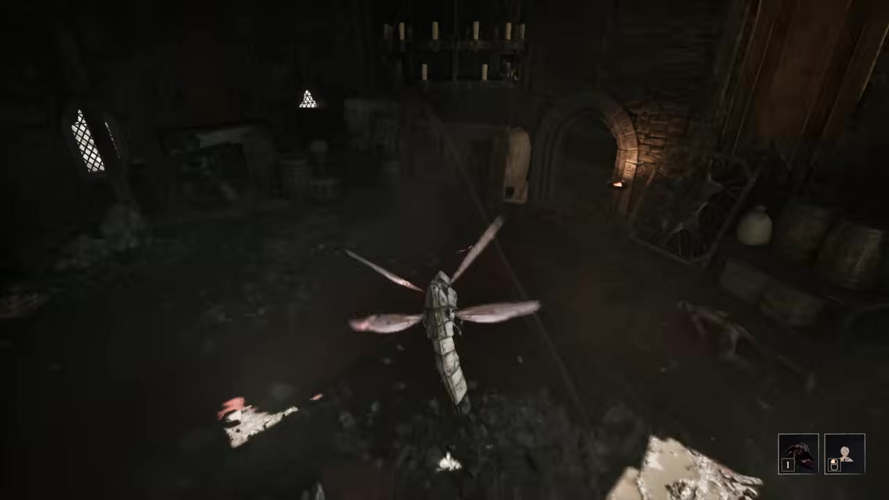 Leave the room before changing back