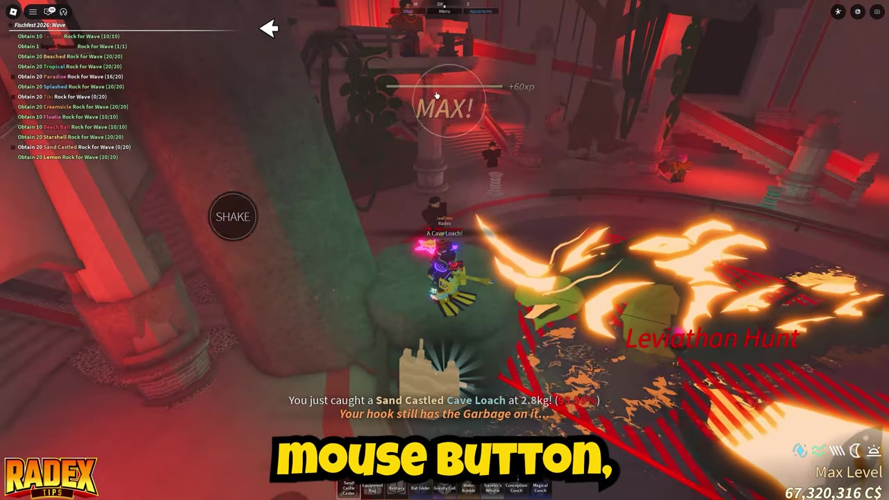 Manage the catch while charging