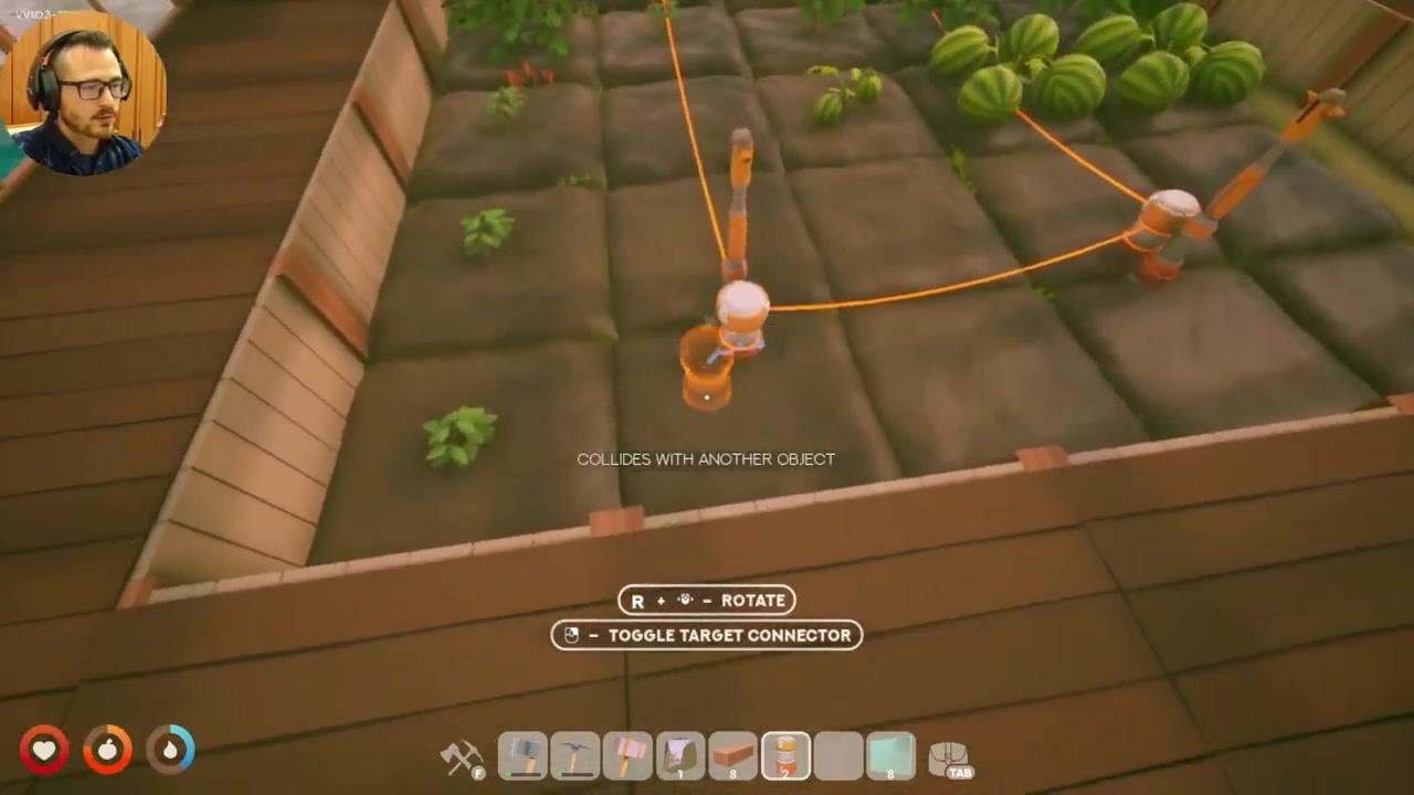 Run a cable from a sprinkler to the lever
