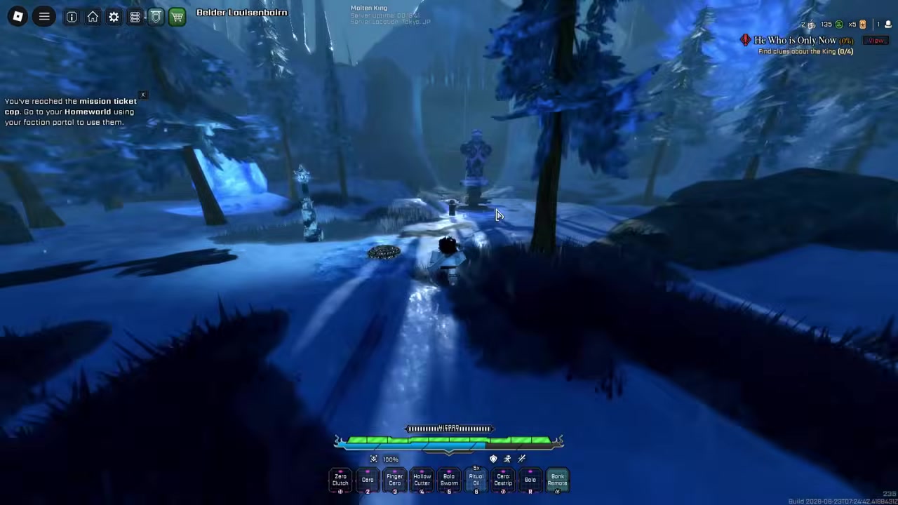 Check the Gelum statue area