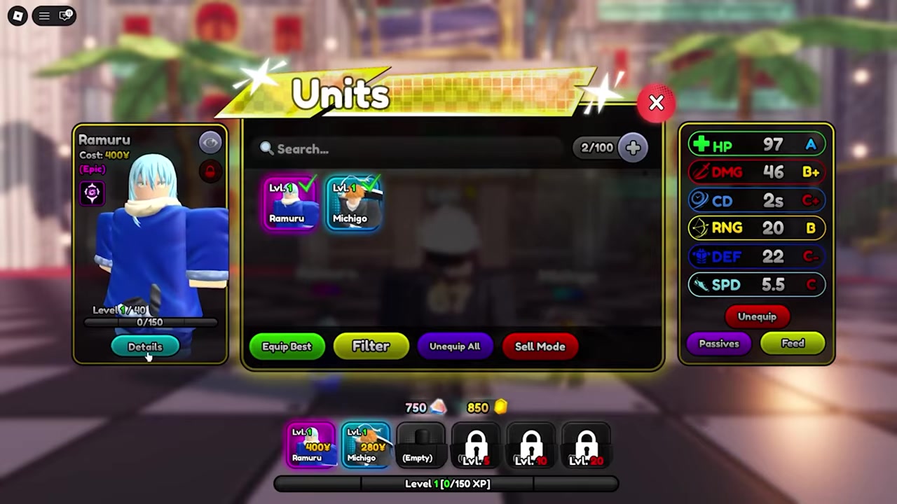 Open a gear slot