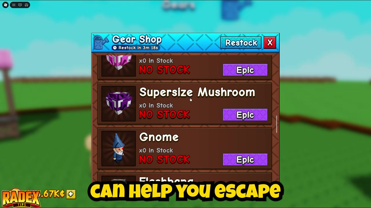 Shrink mushroom