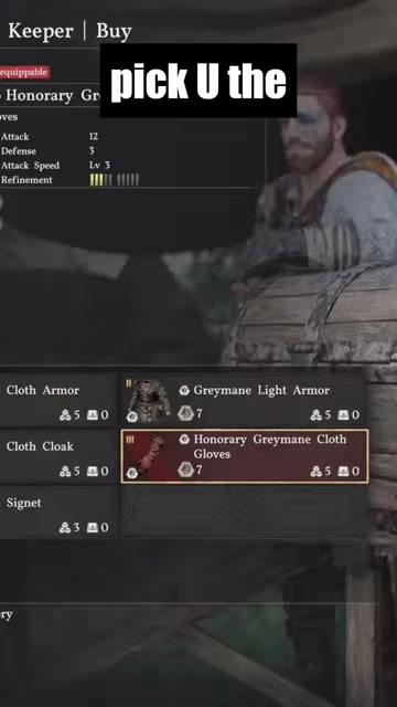 Pick up the Greymane light armor