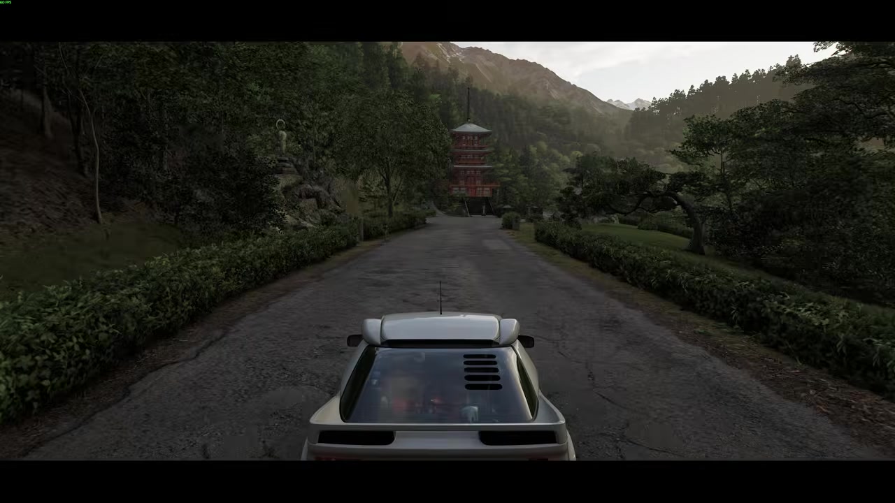 Drive up to the temple