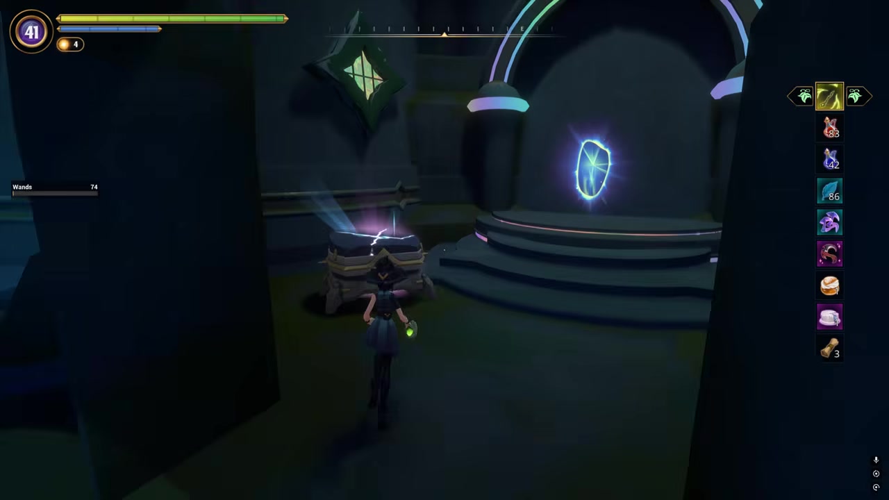 Equip clovers, then loot both chests