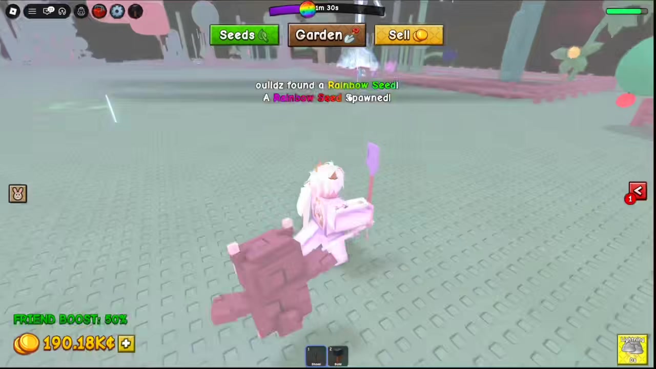 Hunt the colored seeds around the map