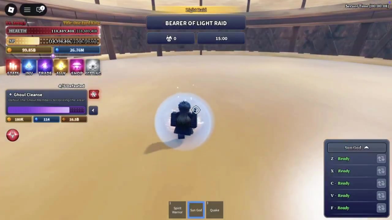 Defeat the raid boss