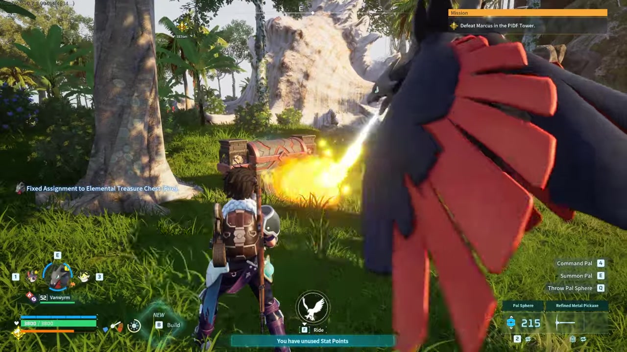 Open the now-unlocked chest