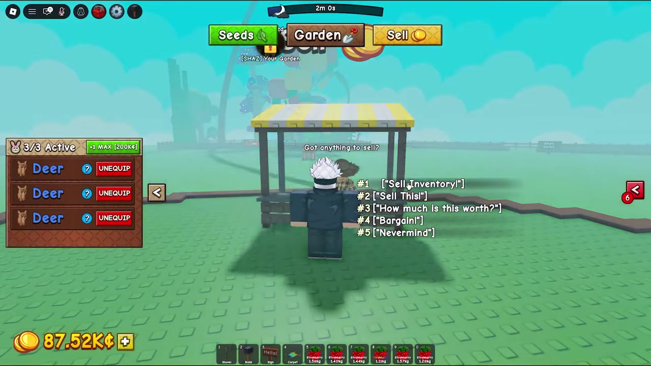 Choose Sell Inventory
