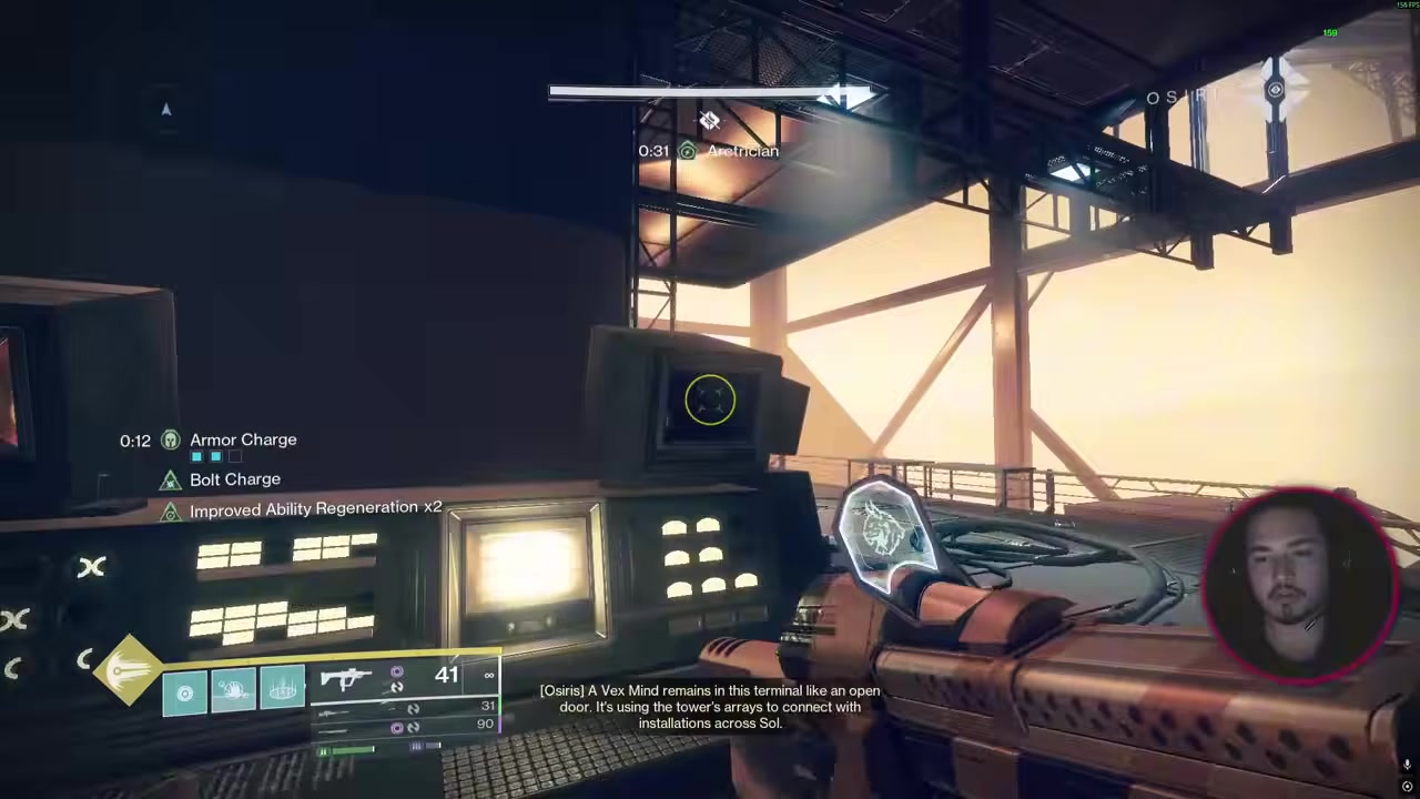 Carry the buff into the bridge encounter