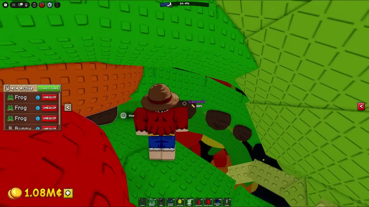 Get inside the base and grab the top crops