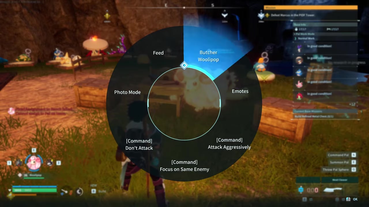 Select the Butcher option