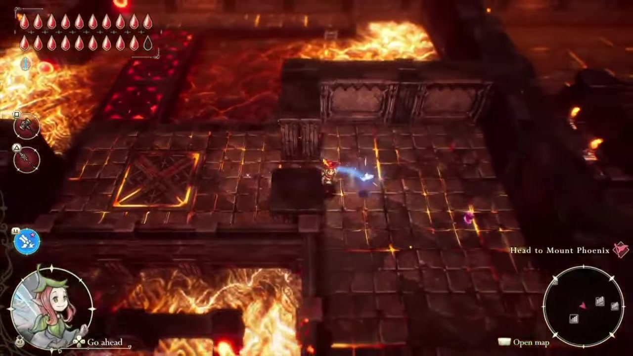 Enter the left room of the castle