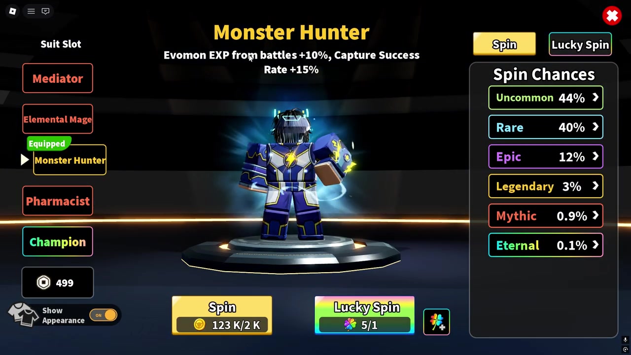 Equip the EXP suit if you have it