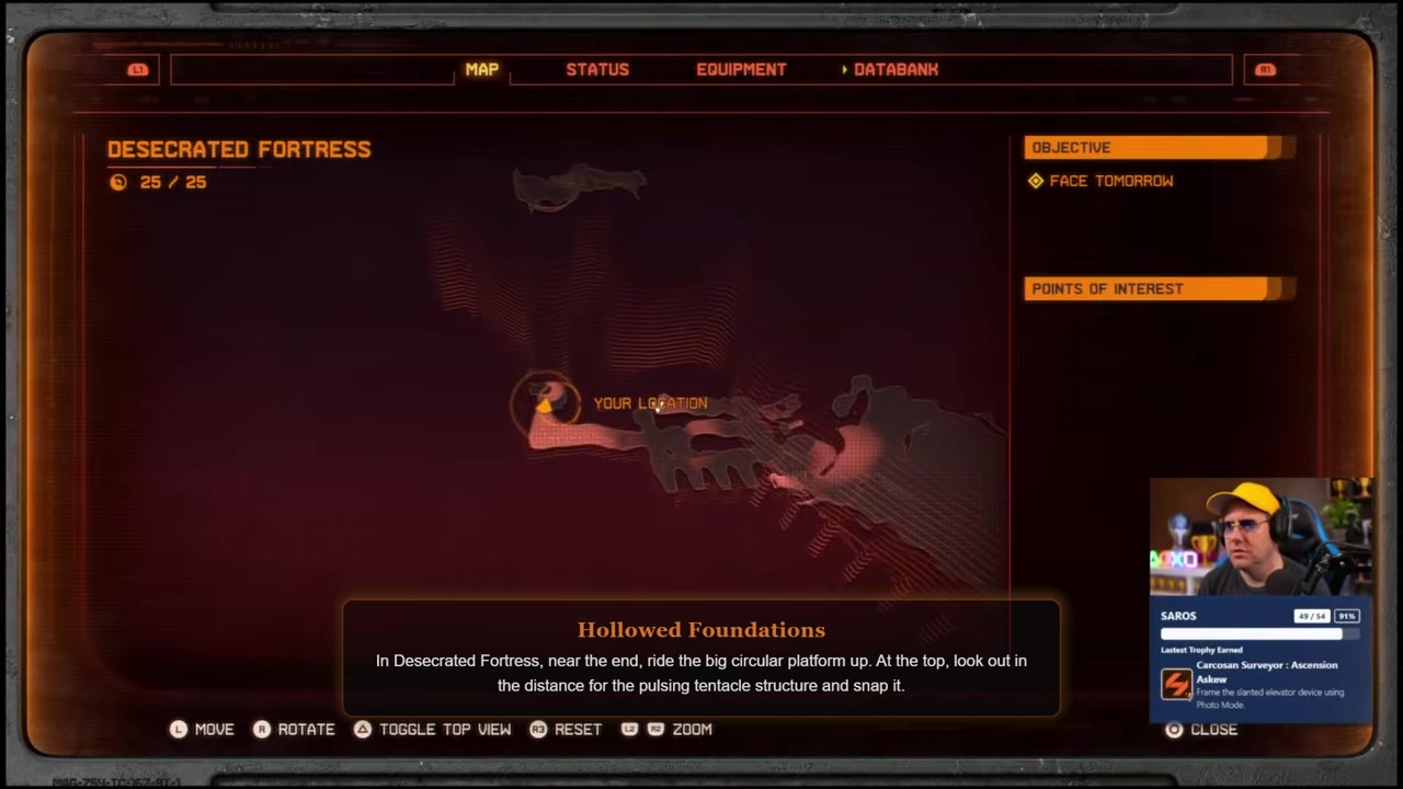 Capture the Hollowed Foundations tentacles