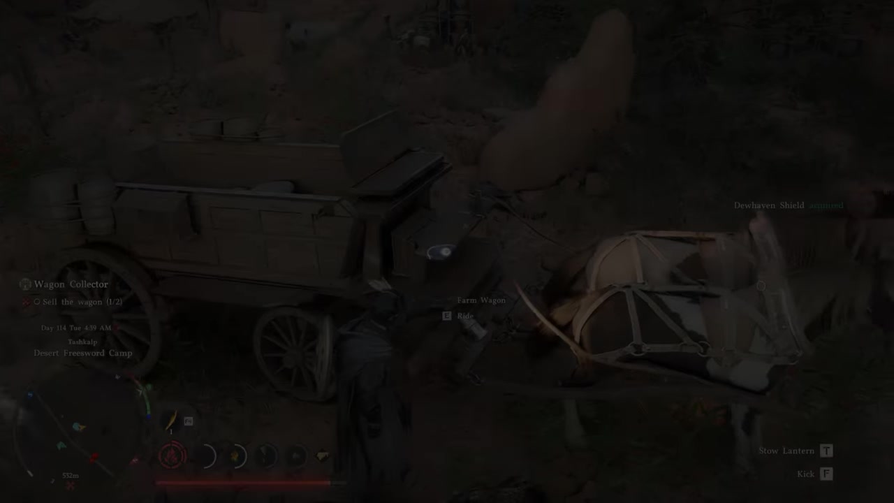 Unlock the 13th vendor and wagon trading