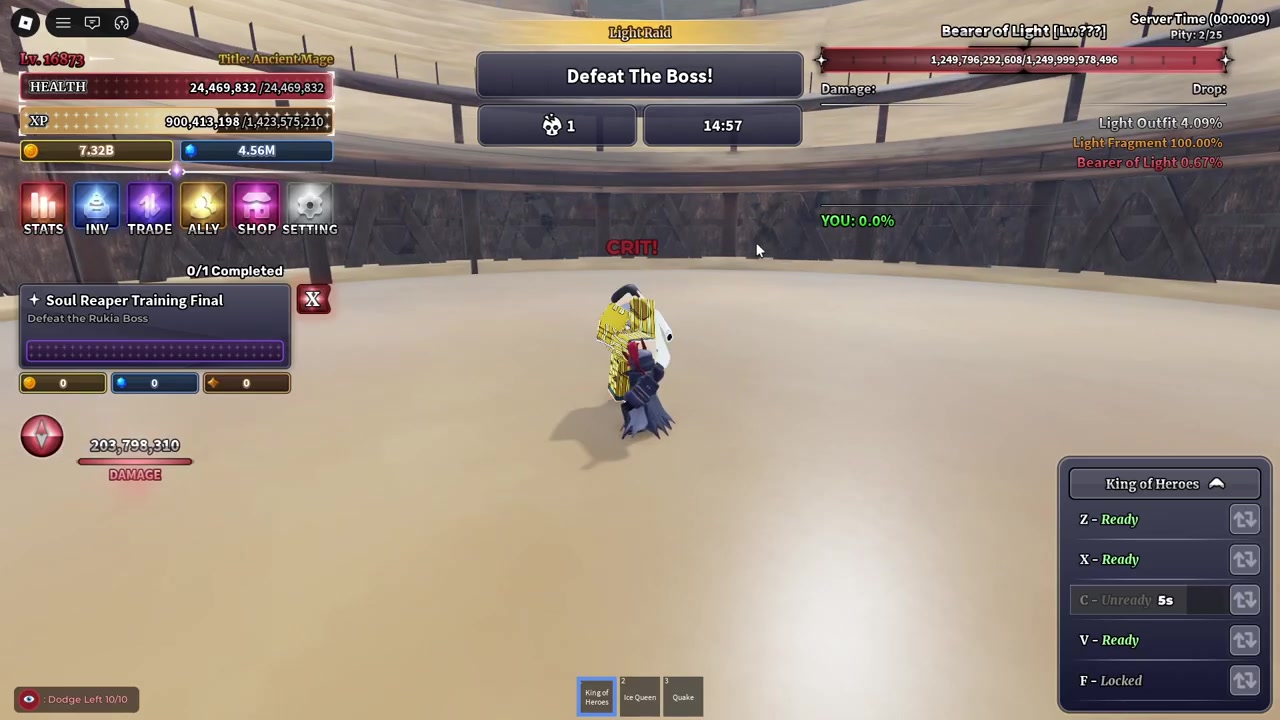 Defeat the bosses