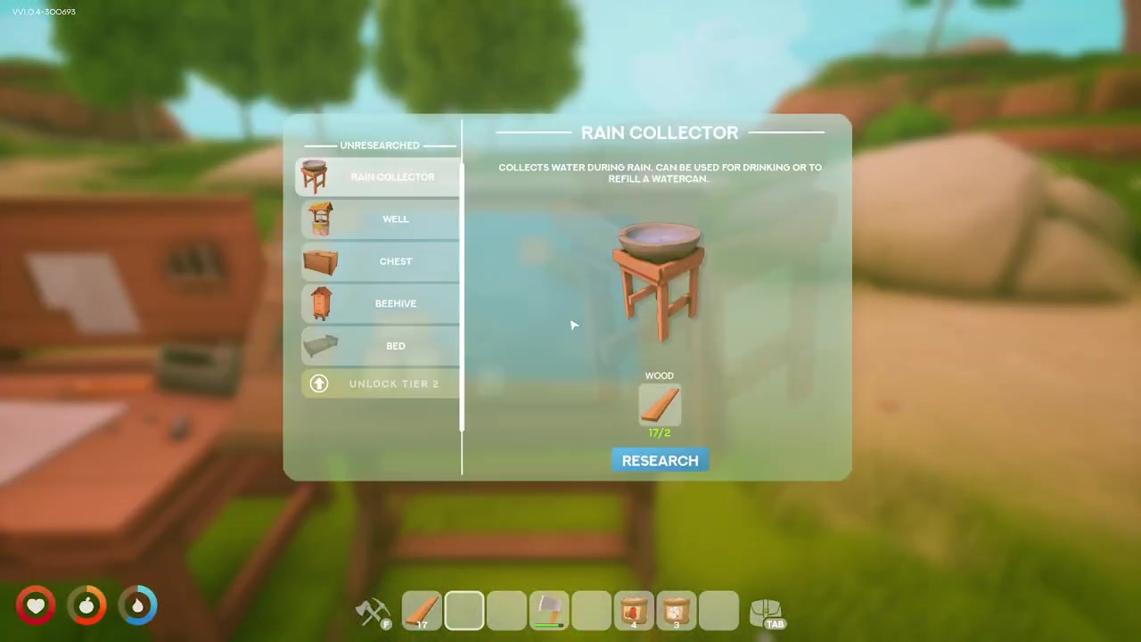 Unlock the water collector