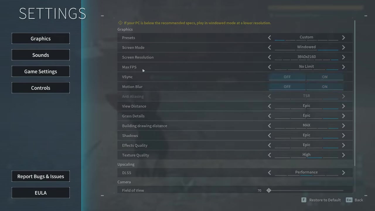 Locate Ride Camera Distance