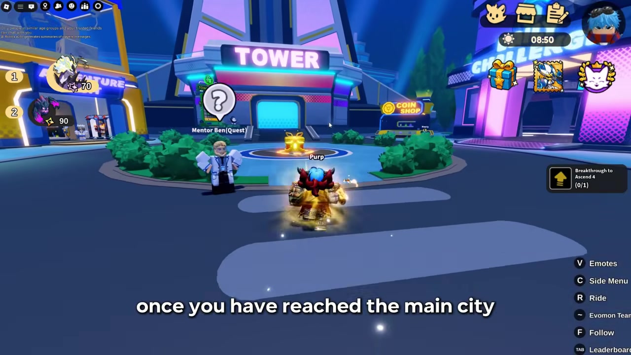 Push Tower floors