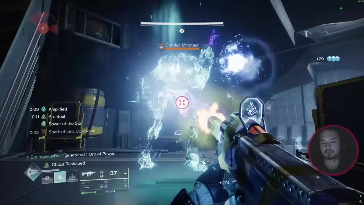 Kill the Minotaur and hit left-left-middle-right-right