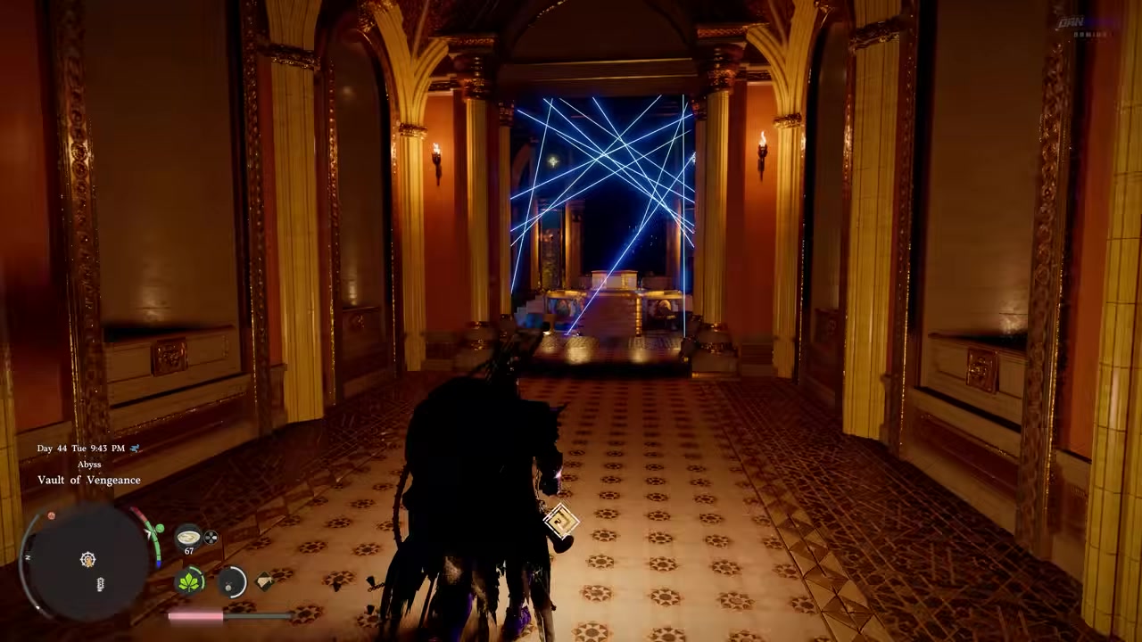 Light the four ceiling markers