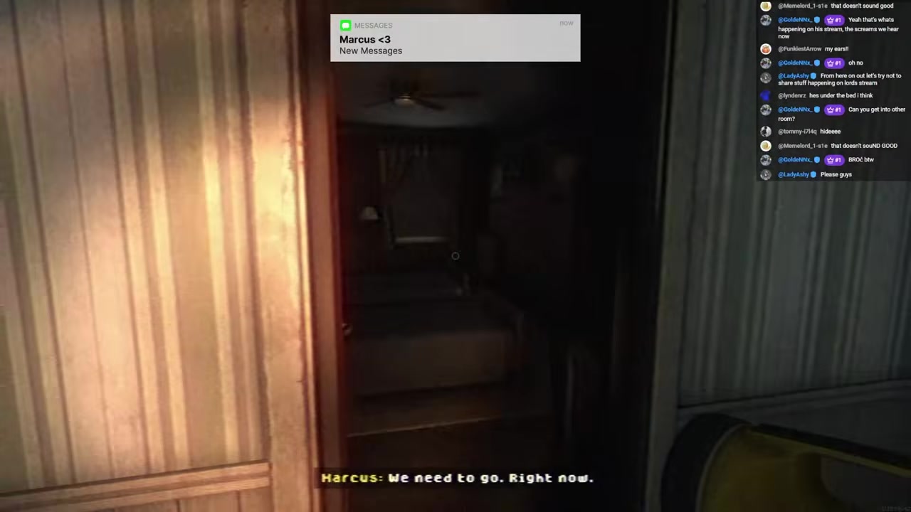 Run when the intruder appears