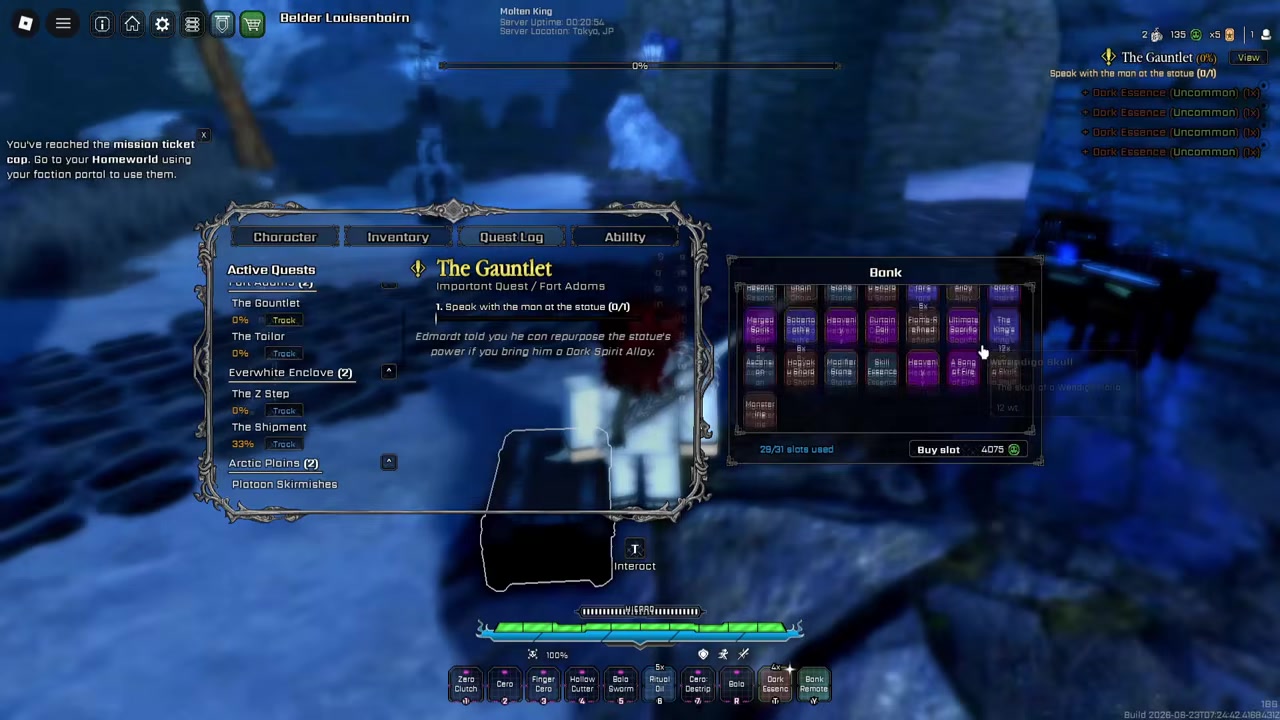 Craft the quest item