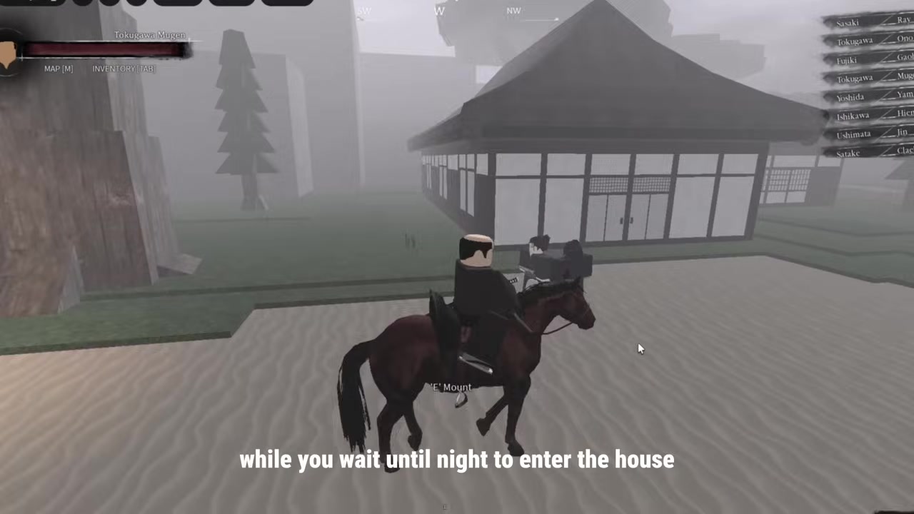 Prepare before entering at night