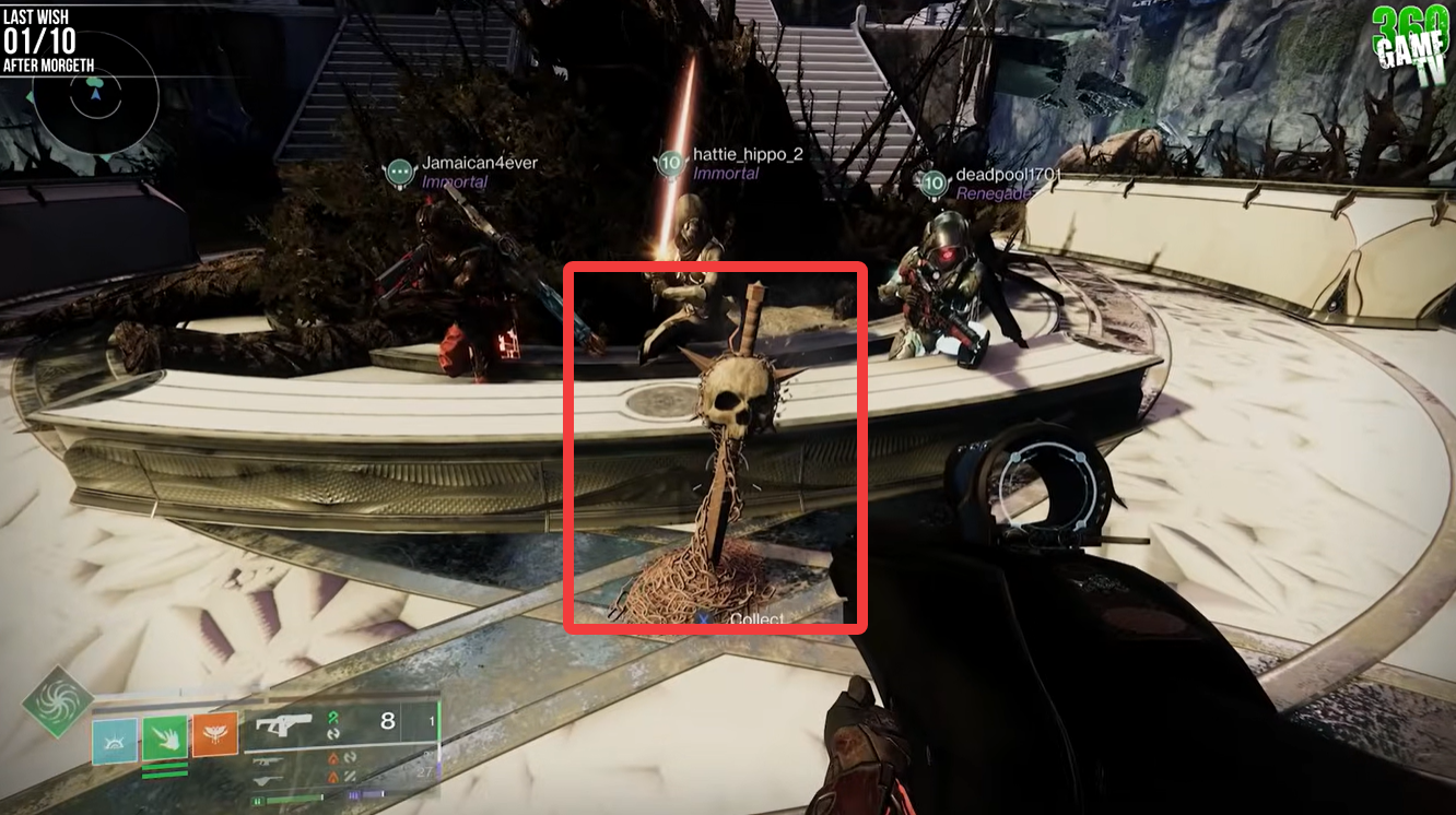 1 - Last Wish Raider’s Effigy - Under the Rug Triumph in Destiny 2 Monument