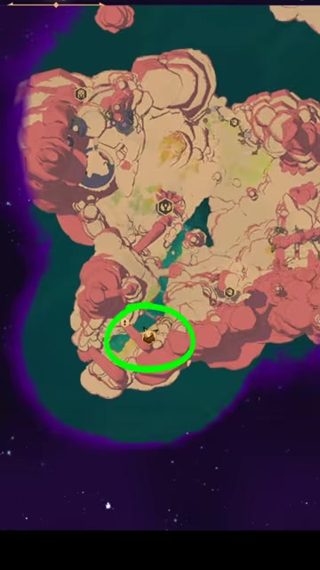 The third broom's location on the final-world map