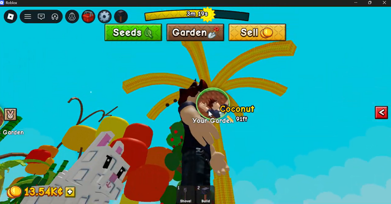 Coconut tree in Grow a Garden 2 - ieat_mustard/YouTube