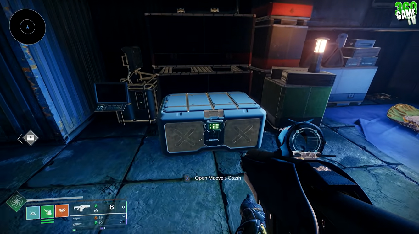 Maeve's stash location in Destiny 2