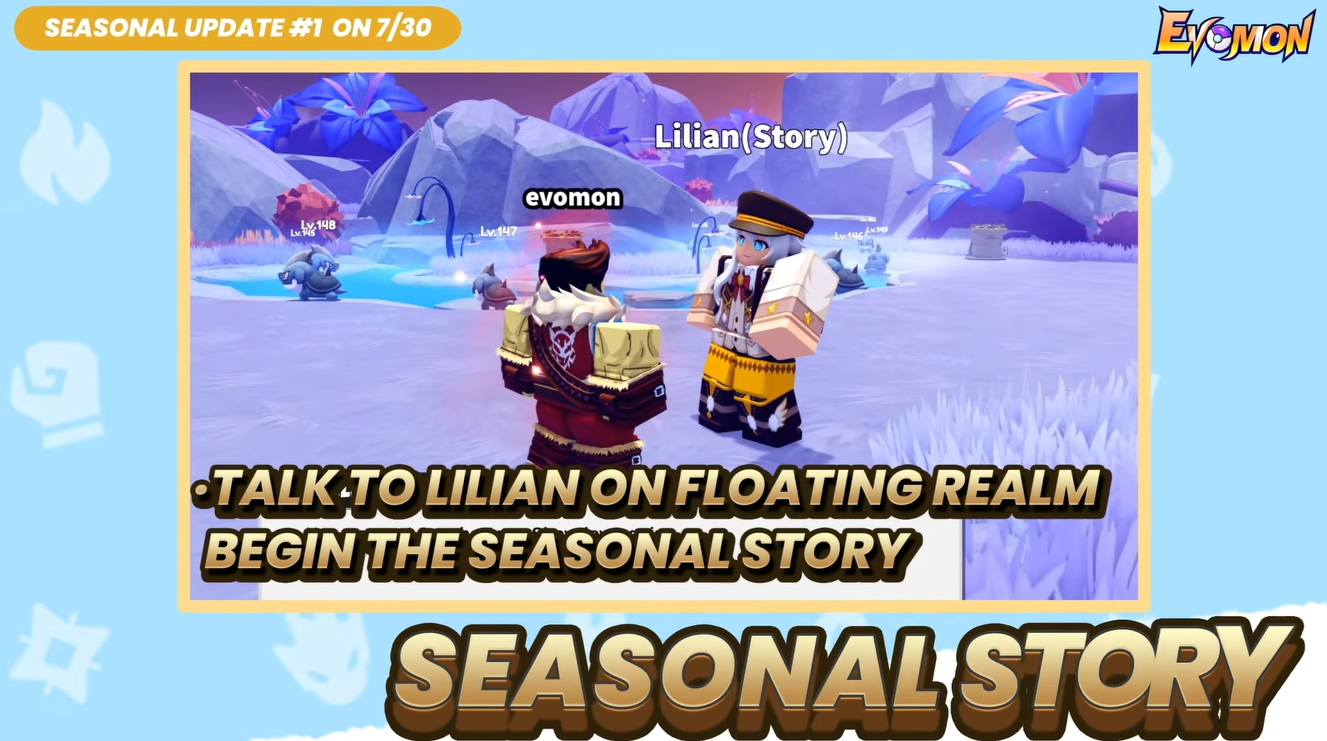 Evomon Season 1 Update Guide (Roblox)