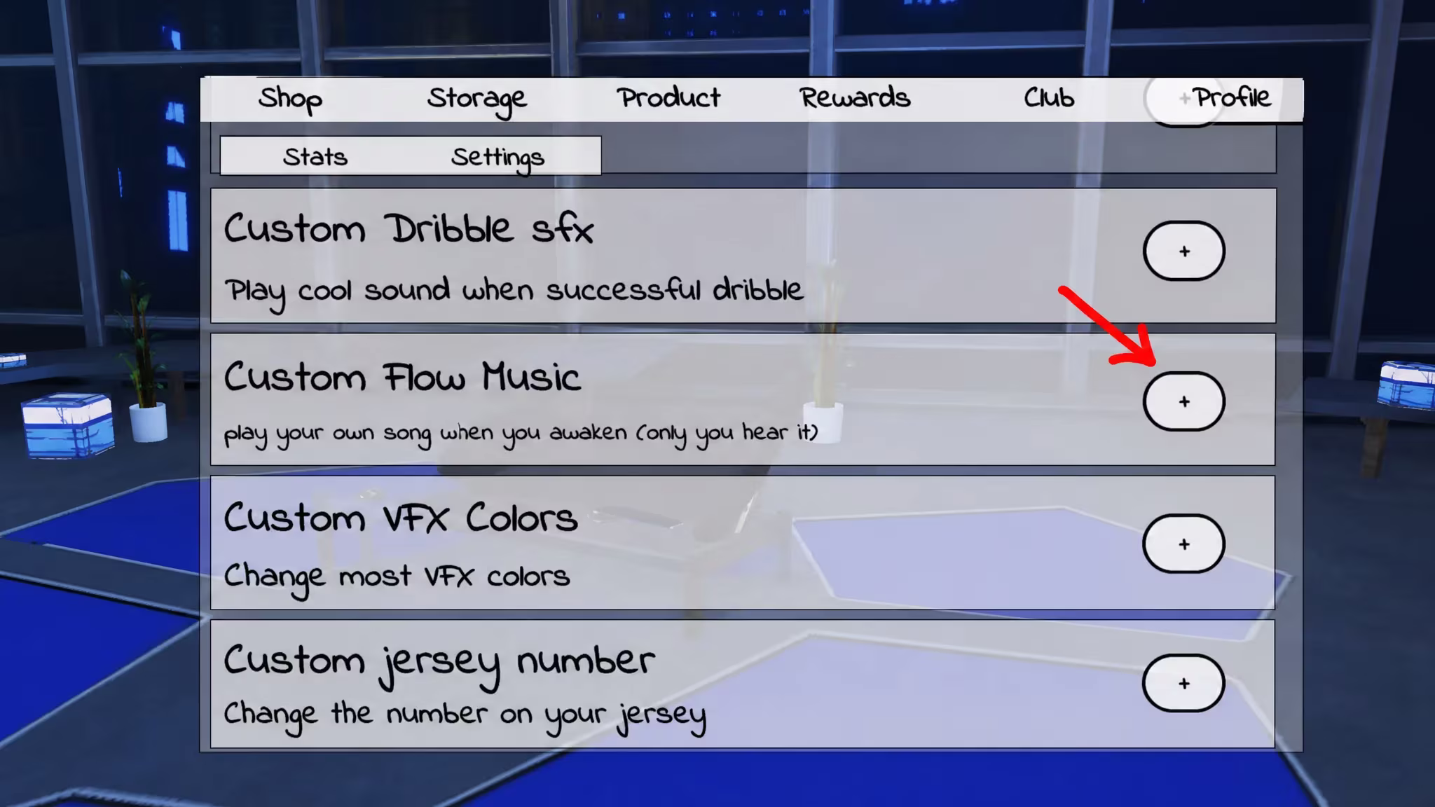 The Azure Latch Flow Music Menu