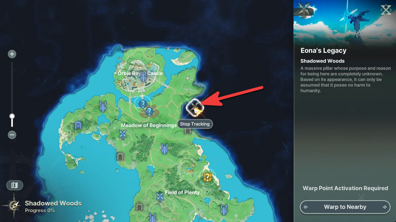 Location of Alvwyn  in DragonSword: Awakening Eona's Legacy Quest / YouTube - WoW Quests