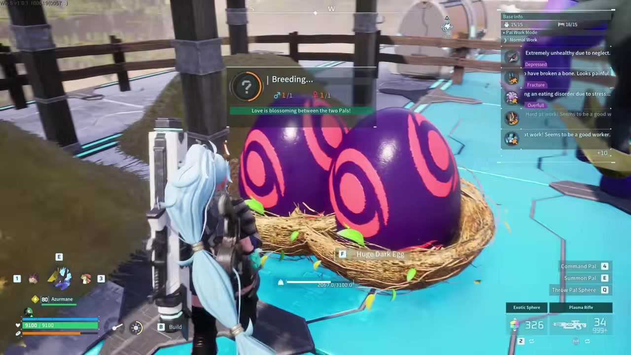 Collect eggs from your Breeding Farm