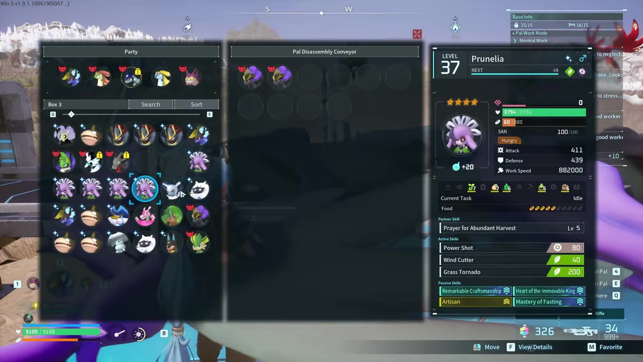 Dismantle extra Alpha Pals
