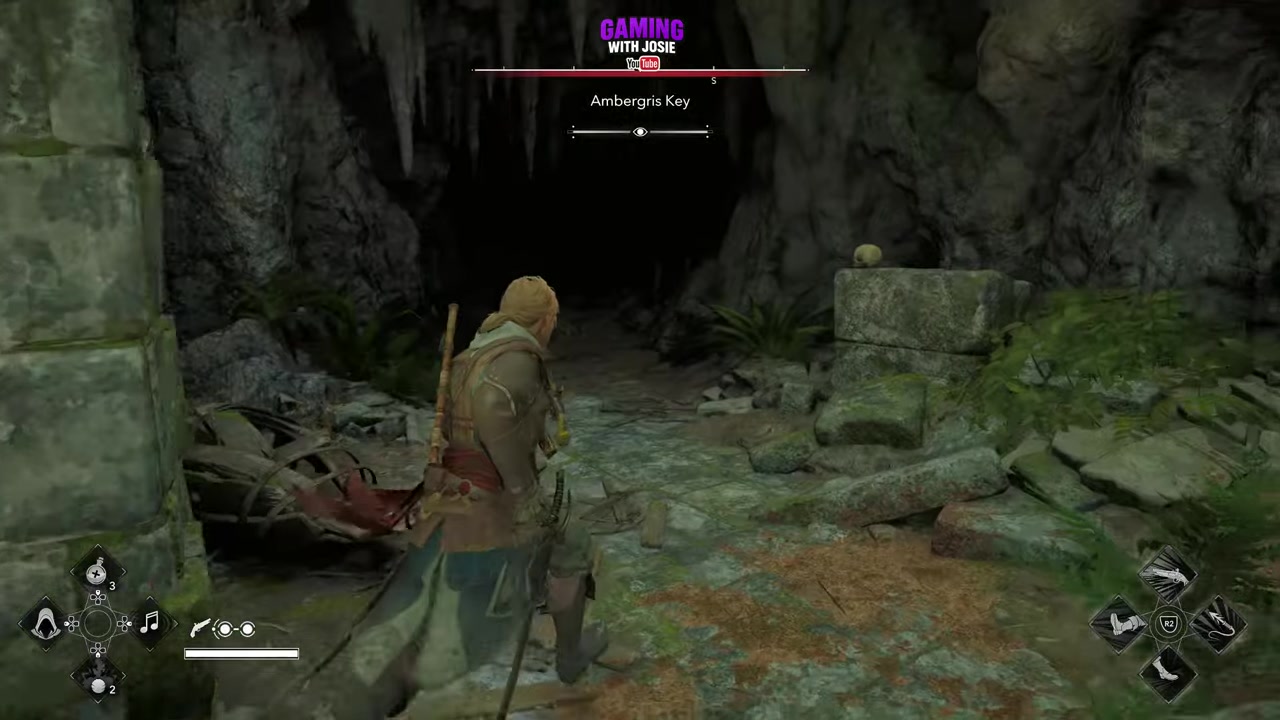 Dig on the floor ahead