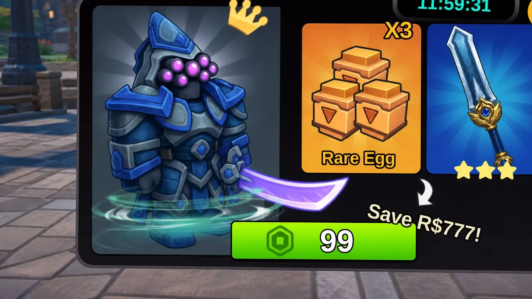 Build the Legends codes: An image of the Starter Pack in Build the Legends