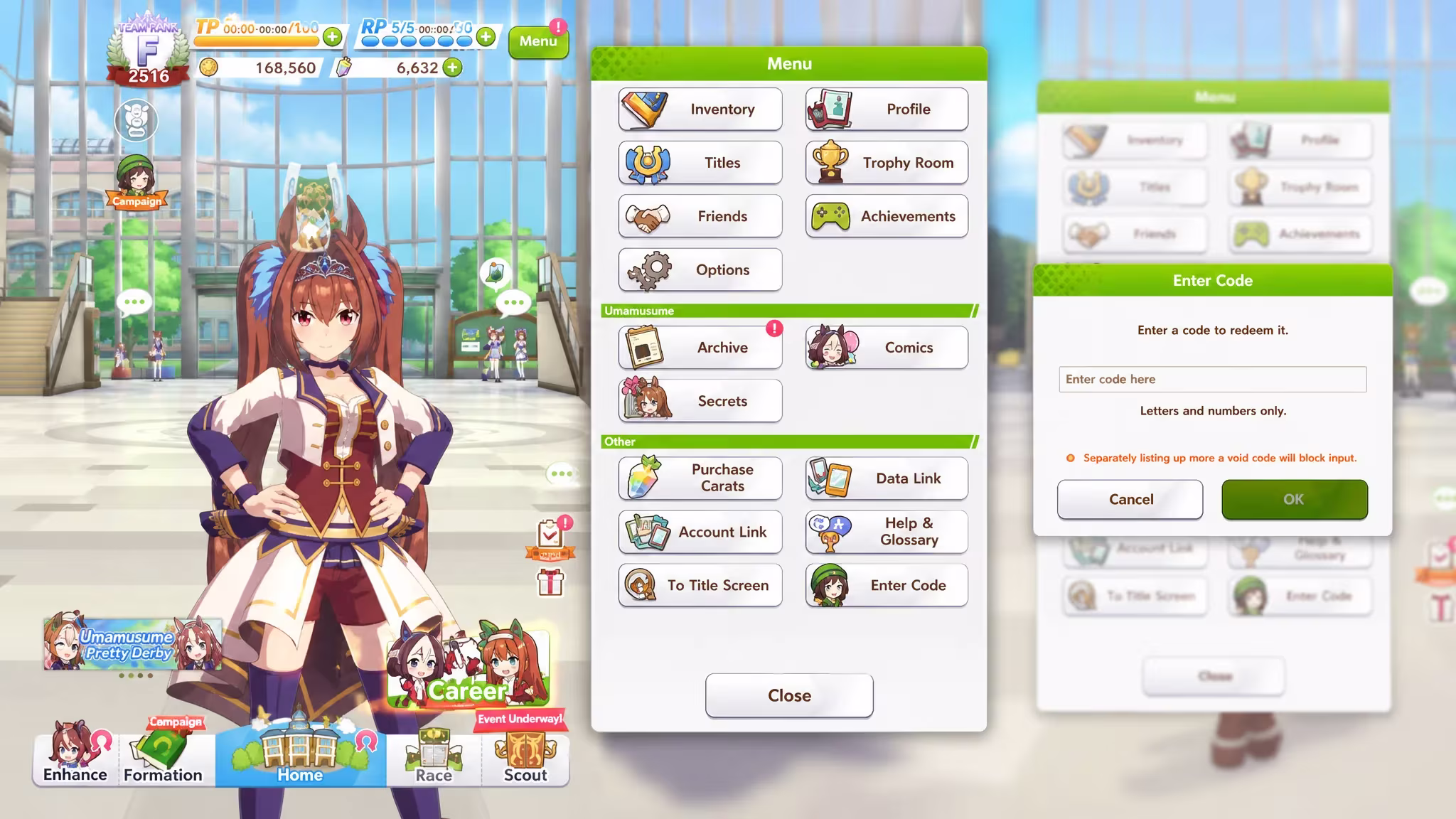 Umamusume codes: A step by step visual guide on how to redeem Umamusume codes with mango arrows and a PT logo in the top right corner