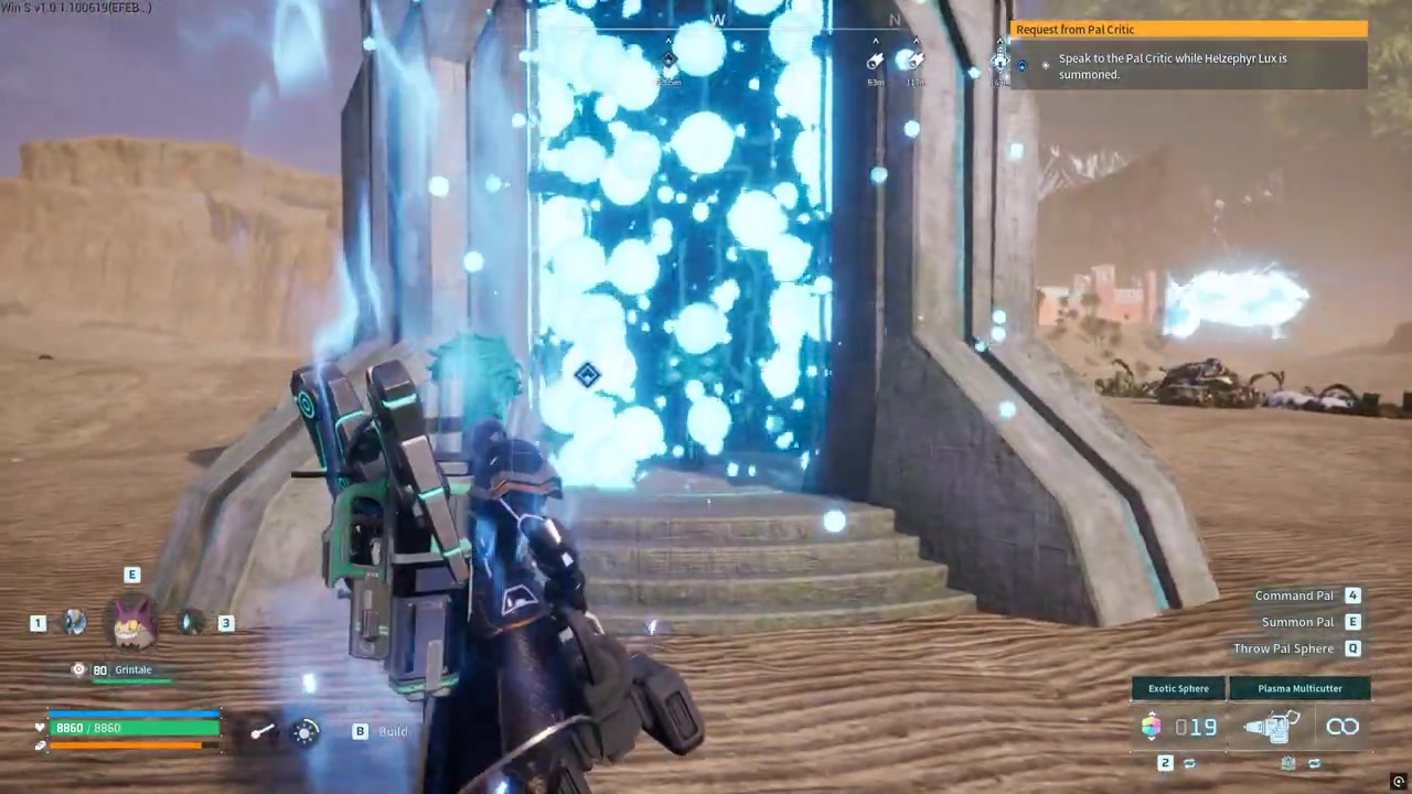 Enter the opening