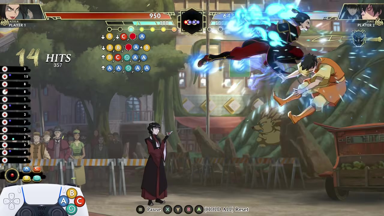Use the aerial lightning sequence