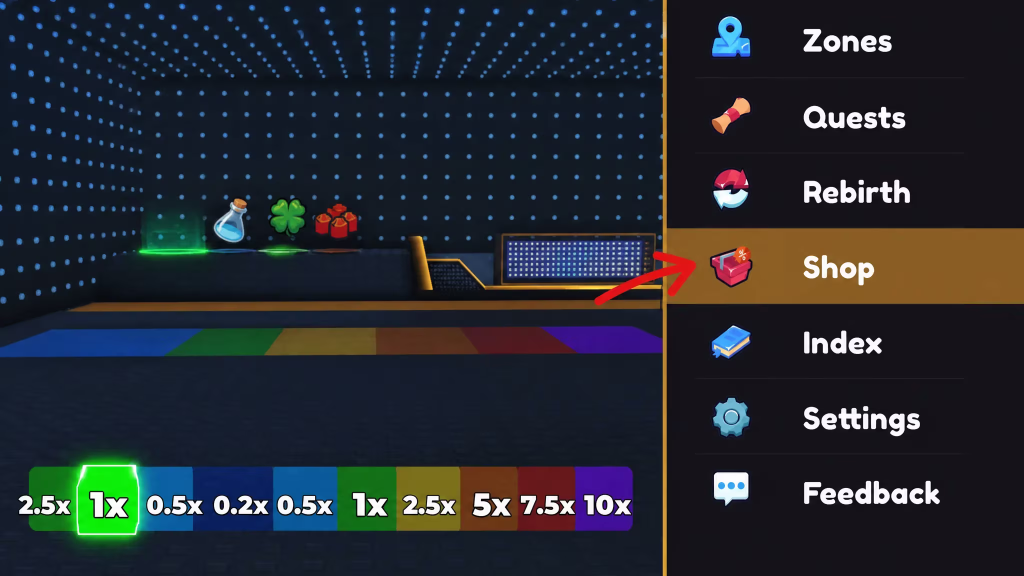 How to redeem Ball Game codes step one