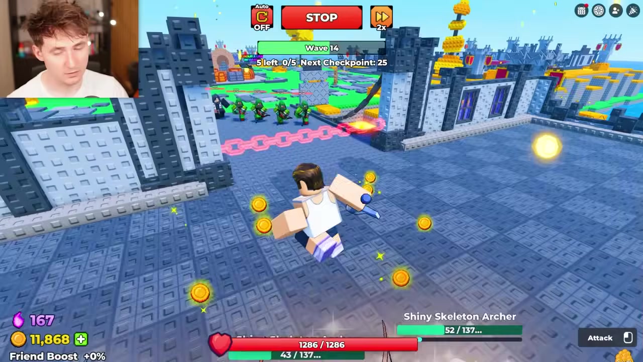 Fight manually when the army falls