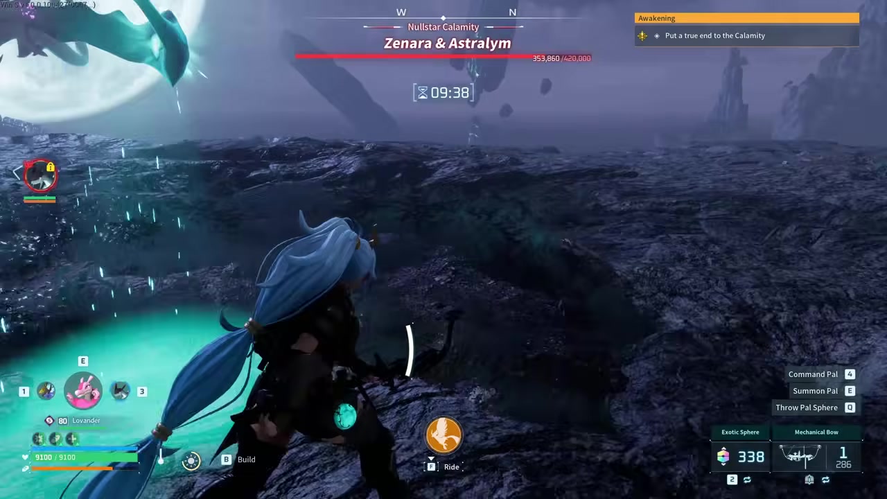 Strafe out of glowing ground