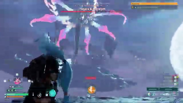 Fly away from the large explosion