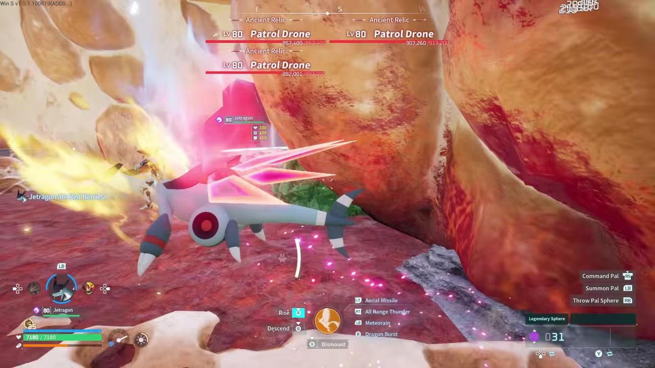 Let your launched drones hit through terrain